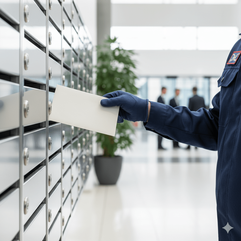 Reparto de cartas y correspondencia